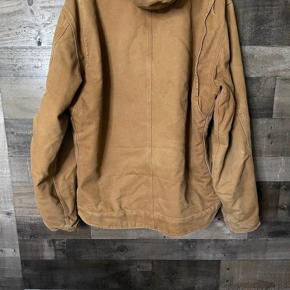 SOLD Carhartt Sierra Sandstone Sherpa Lined Jacket 2XL - Picture 6 of 7